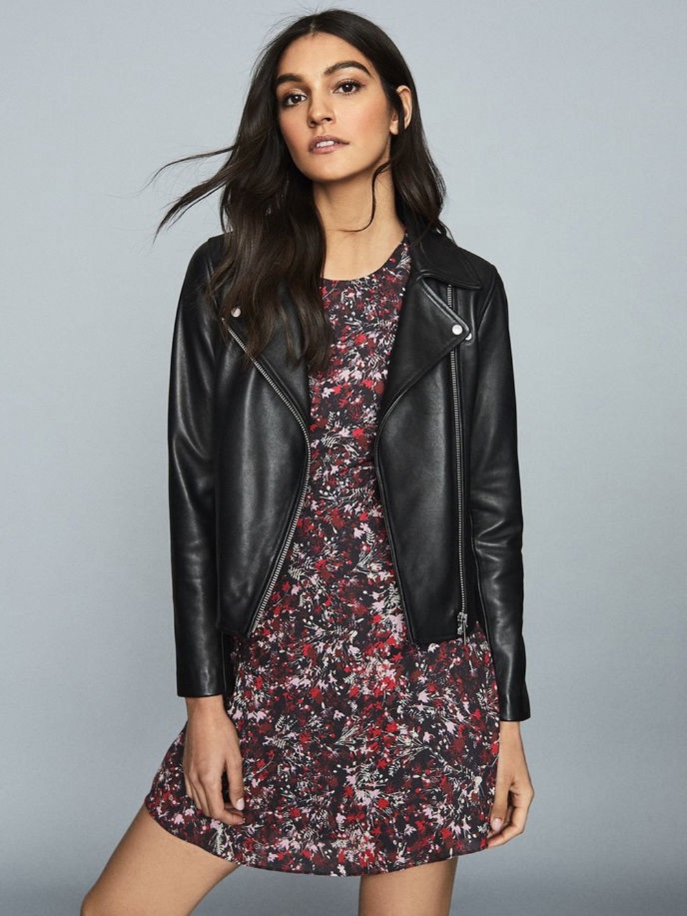 Reiss Louise Ditsy Printed Day Dress